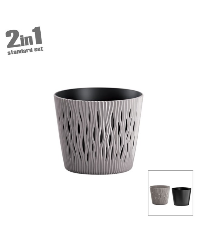 ΓΛΑΣΤΡΑ (2 ΣΕ 1) ΜΟΚΚΑ SANDY ROUND ΣΤΡΟΓΓΥΛΗ Φ26.2x22.2cm 1/5ΚΙΒ